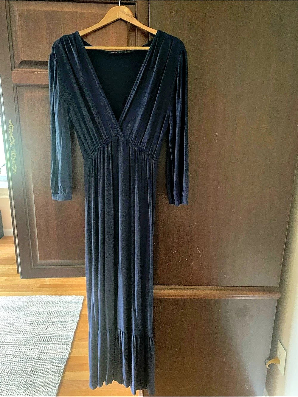Boohoo Blue Maxi Dress